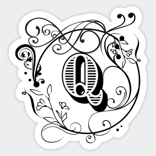 Letter Q Sticker